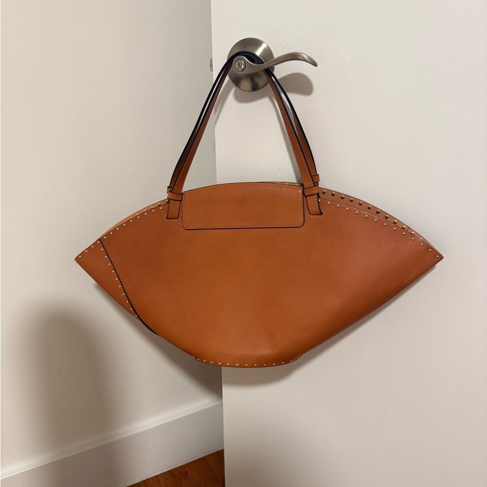 Tory Burch Tan Studded Leather Bag